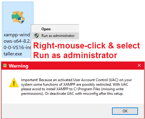 xampp स्थापना चरण 2