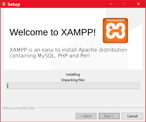 xampp स्थापना चरण 9